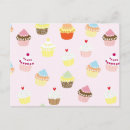 Search for colourful cupcake postcards Pastel colours