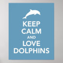 Search for love dolphins posters Blue