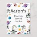 Search for astronaut 1st birthday cards Colourful