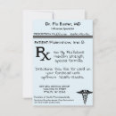 Search for prescriptive cards Prescription