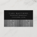 Search for wood fence business cards Professional