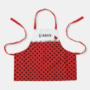 Search for polka dotted aprons Girl