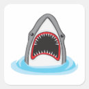 Recherche de morsure autocollants Morsure de requin