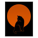 Search for cat silhouette posters Orange
