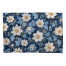 Search for blue and white pillowcases Bedroom