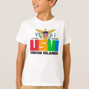 Recherche de destination tropicale de vacances tshirts Îles vierges américaines