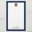 Search for college stationery paper Auburn university