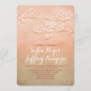 Search for blossoms wedding invitations Watercolor