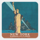 Recherche de vintage nyc stickers Statue de liberté