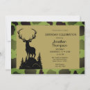 Search for buck birthday invitations Woodland