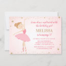 Search for tutu birthday invitations Gold