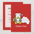 Recherche de pingouin noël invitations Hiver