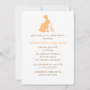 Recherche de rabbit baby girl shower invitations Mignon