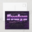 Search for evelyn postcards Happy birthday