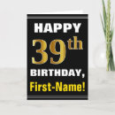 Search for thirty nine cards 39 years old