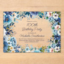 Recherche de navy blue floral invitations Botanique
