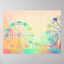 Recherche de grande roue posters Aquarelle