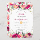 Search for pink surprise invitations Floral