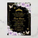 Search for purple black butterfly birthday invitations For kids
