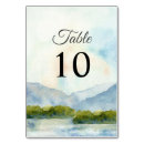 Recherche de mountain mariage table cartes Lac