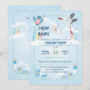 Recherche de tétines invitations Bleu