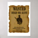 Search for wanted dead or alive posters Western
