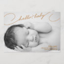 Search for hello birth announcement cards Calligraphy