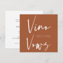Search for vino before vows invitations Elegant