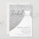 Search for silver glitter bridal shower invitations Typography