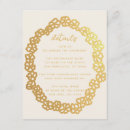 Search for gold foil wedding enclosure cards Script