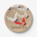 Search for crane paper plates Wildlife