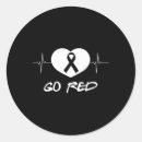 Search for stroke red ribbon stickers Surgery