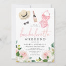 Search for floral bachelorette party invitations Blush