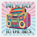 Search for back to the 80s stickers Music