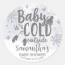 Recherche de outside autocollants Baby shower d'hiver