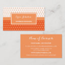 Search for orange dot business cards Trendy