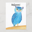 Search for abstract owl postcards Cute