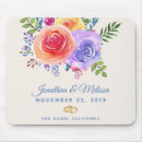 Search for rose wedding mousepads Watercolor