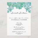 Search for cactus sweet 16 invitations Botanical