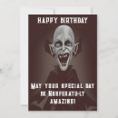 Search for vampire birthday invitations Spooky