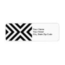 Search for chevron return address labels Pattern