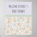 Search for woodland creatures baby shower posters Forest animals