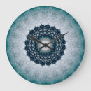 Recherche de mandala bleu horloges Yoga