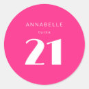 Recherche de 21 ans autocollants Élégant