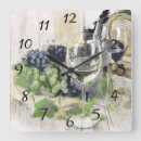 Recherche de verre de vin horloges Vintage