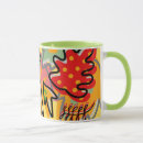 Search for green and orange mugs Cute