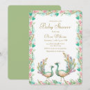 Search for feather baby shower invitations Vintage