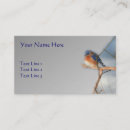 Recherche de oiseau bleu cartes visite Customer