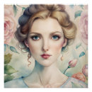 Search for vintage portrait posters Floral