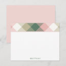 Search for plaid note cards Pink